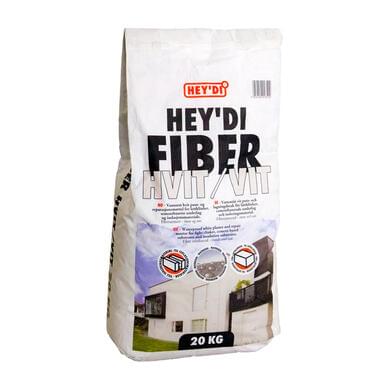 Heydi fiber hvit 20kg mørtel puss og rep mørtel-1