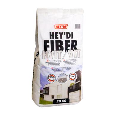 Heydi fiber hvit 20kg mørtel puss og rep mørtel-2