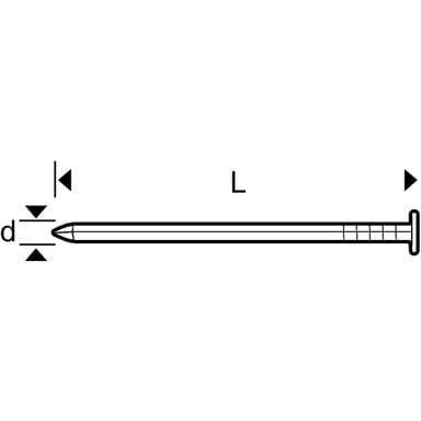 Firkantspiker stål-2