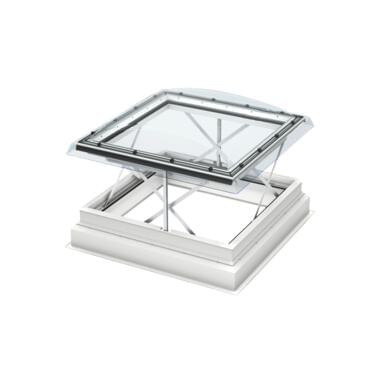 Vindu for flate tak røykven 100x100 0-15°-1