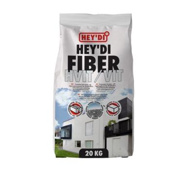 Heydi fiber hvit 20kg mørtel puss og rep mørtel-3