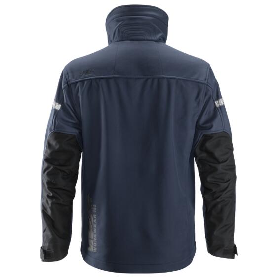 Snickers Workwear 12009504006, Jakke, Mann, Sort, Marineblå, L, Polyester, 265 g/m²