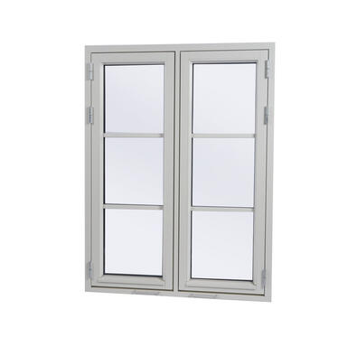 Vindu sidehengslet 2rams 140x100 3 lags glass u-verdi 1,0 hvitmalt 115 mm karm-4