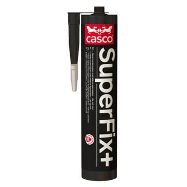 Monteringslim superfix+ sort 0,3l-1
