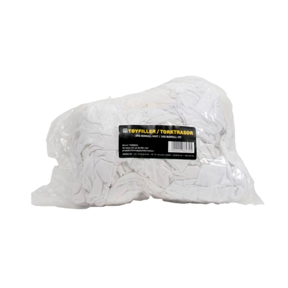 RELEKTA TØYFILLER 101 BOMULL HVIT 1KG