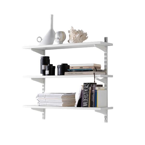 Hyllesystem kit plugg-inn hvit-1