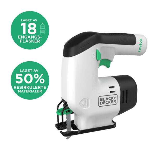 Black Decker Stikksag 12v reviva resirk revj12c plast av 50